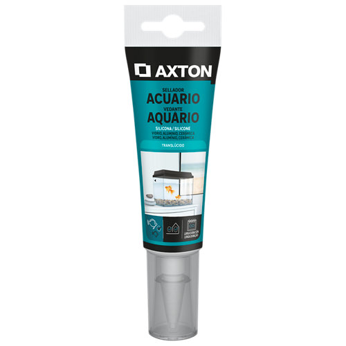 Silicona para acuario axton 60 ml transparente