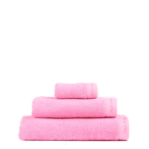 Set baño naf naf casual 30x50+50x100+70x140 cm rosa