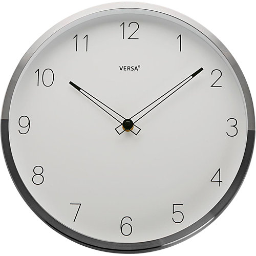 Reloj de pared redondo blanco quo de 30 cm