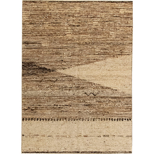 Alfombra lana kilim montaña d.3 beige rectangular 160x230cm de la marca TAKOR NUEVO ORIENTE en acabado de color Beige fabricado en Lana
