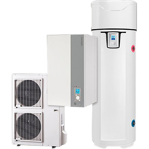 Bomba de calor aire o agua 10 kw 196 x 362 x 154cm