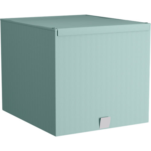 Spaceo home caja m aguamarina 42x36x33cm