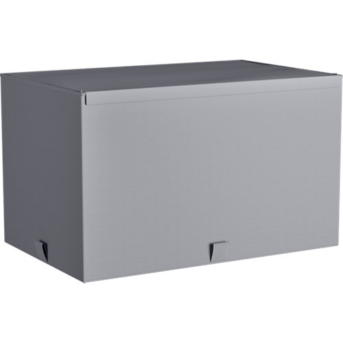 Caja spaceo home gris claro l 56x36x33cm