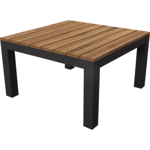 Mesa de madera sanea marrón de 75x45x75 cm