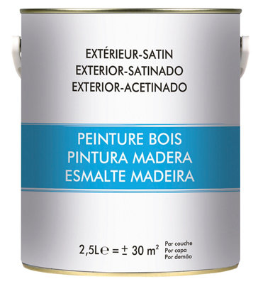 Pintura para madera blanco satinado