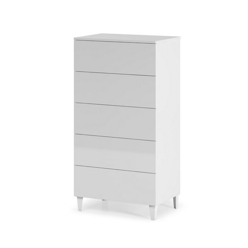 puerta niza wengué de apertura derecha de 72.5 cm 23 Cajonera 5 cajones serie loft blanca brillo 117x61x40cm (altoxanchoxfondo cm)
