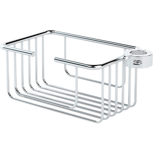 cesta ducha colgador gris / plata 24x10x10 cm de la marca Blanca / Sin definir en acabado de color Gris / plata fabricado en Latón