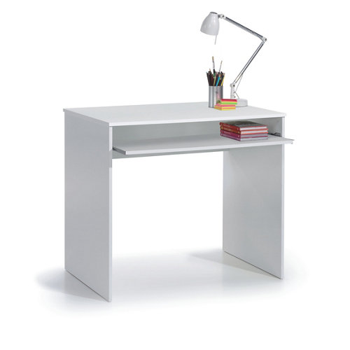 Puerta oboe nogal de apertura izquierda de 165.00 cm 24 Mesa de escritorio ijoy blanco 90x79x54 cm