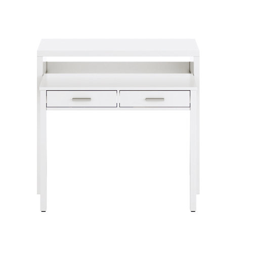 Lama vinílica autoadhesiva tarkett forte modern oak 24 Mesa de consola blanco 87.5 x 98,5 x 36 cm
