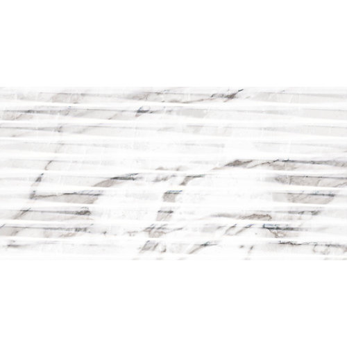 Revestimiento carrara lined argenta white shine 30x60 rc