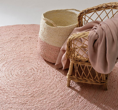 ALFOMBRA YUTE ROSA ROJOONDA D140CM · LEROY MERLIN ALFOMBRA YUTE ROSA ROJOONDA D140CM · LEROY MERLIN