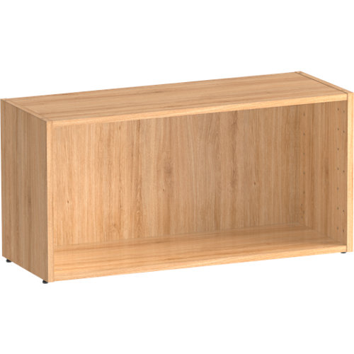 Pack de 5 rodapiés de mdf blanco 10x2205x1,5 cm 26 Librería estantería spaceo home roble 80x40x30 cm