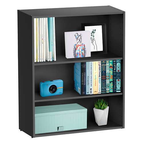 puerta berna olmo claro de apertura izquierda de 82.5 cm 25 Librería estantería con dos baldas spaceo home gris 80x100x30 cm