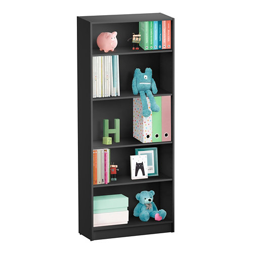 Puerta de interior corredera niza roble de 72.5 cm 26 Librería estantería con cuatro baldas spaceo home gris 80x200x30 cm