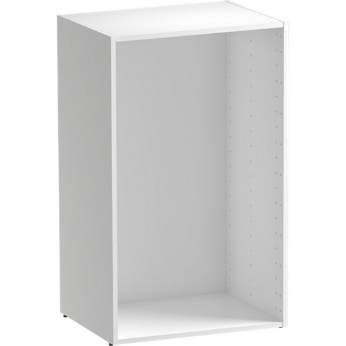 Estantería de madera gala de 80x120,7x25 cm 23 Módulo de armario spaceo home blanco 60x100x45 cm