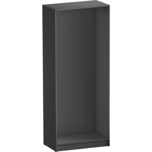 puerta niza wengué de apertura izquierda de 115 cm 24 Módulo de armario spaceo home gris 80x200x45 cm