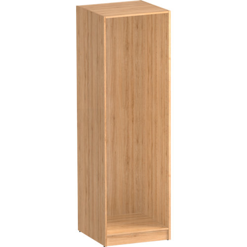 Cesta de tejido de 15x31x15 cm plegable 23 Módulo de armario spaceo home roble 60x200x60 cm