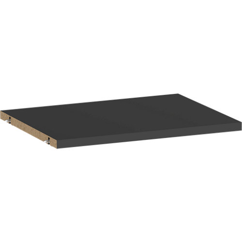 Tablero de contrachapado crudo 122x244x0,5 cm (anchoxaltoxgrosor) 26 Pack 2 baldas para módulo de armario spaceo home gris 40x30x1.6cm