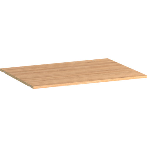 Puerta acristalada roble gris 110x82,5 cm i 27 Pack 2 baldas para módulo de armario spaceo home roble 80x60x1.6cm