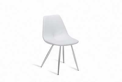 Silla de cocina PORTUS Pluma Asiento Blanco
