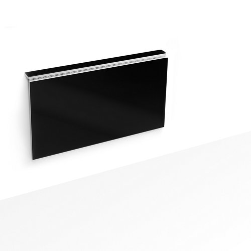 Mesa de cocina abatible abex de 80x50 cm negro
