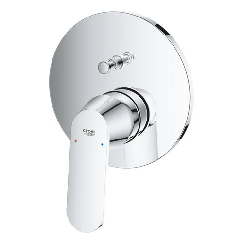 Grifo ducha empotrado monomando grohe cosmo cromo de la marca Grohe en acabado de color Gris / plata fabricado en Latón