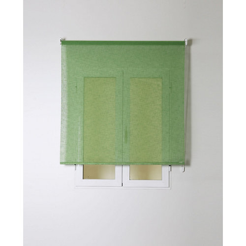 Estor enrollable rustipol verde 90/94x250cm