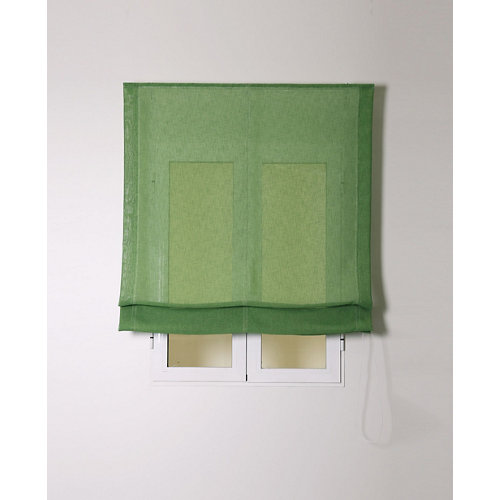 Estor plegable rustipol verde 180x250cm