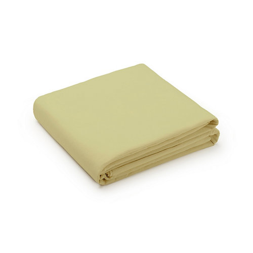 Sabana encimera cama 105cm percal liso yellow w.g.