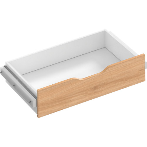 Lama de somier de madera 5.3 cm de ancho y 0.8 cm espesor 28 Kit cajón interior para módulo de armario spaceo home roble 80x16x45 cm