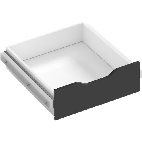 Tablero aglomerado en melamina blanco de 40x80x1,6 cm (anchoxaltoxgrosor) 23 Kit cajón interior para módulo de armario spaceo home gris 60x16x60 cm