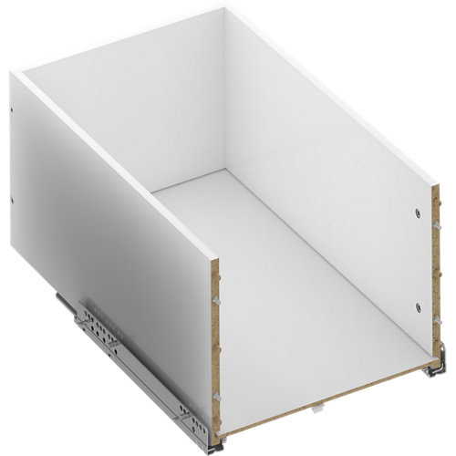 Puerta acristalada oslo acacia 110x62,5 cm i 28 Kit cajón exterior para módulo de armario spaceo home 40x40x60cm