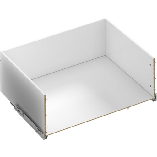 Tablero aglomerado blanco dafne 4 cantos de 39,7x80x1,6 cm (anchoxaltoxgrosor) 27 Kit cajón exterior para módulo de armario spaceo home 80x40x60cm