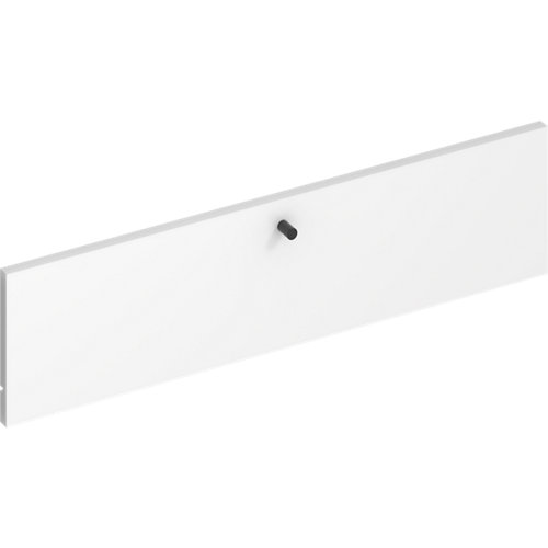 Puerta acristalada berna acacia 110x62,5 cm d 28 Frente para cajon exterior de módulo de armario spaceo home blanco 80x20x1.8cm