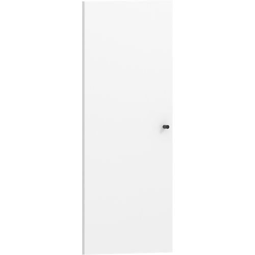 Pack de 5 jamba de mdf wengue 90 x 10 mm 27 Puerta abatible para módulo de armario spaceo home blanca 40x100cm
