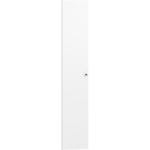 Puerta abatible para módulo de armario spaceo home blanca 40x200cm