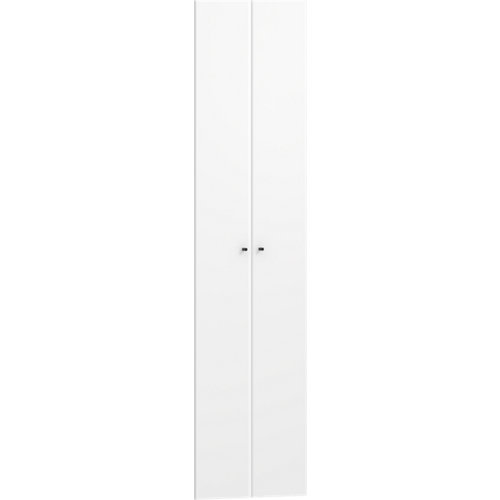 Puerta acristalada berna roble gris 130x82,5 cm d 26 Pack 2 puertas abatibles para módulo spaceo home blanca 60(2x30cm)x240cm