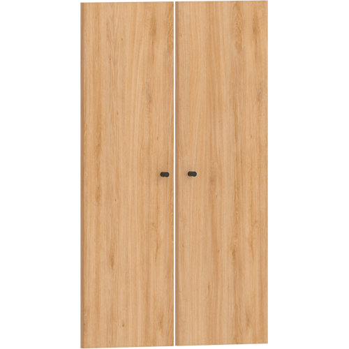 puerta noruega roble de apertura derecha de 105 cm 24 Pack 2 puertas abatibles para módulo spaceo home roble 60(2x30cm)x100cm
