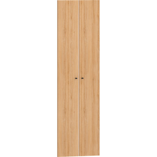 puerta moscú blanco de apertura izquierda de 72.5 cm 28 Pack 2 puertas abatibles para módulo spaceo home roble 60(2x30cm)x200cm