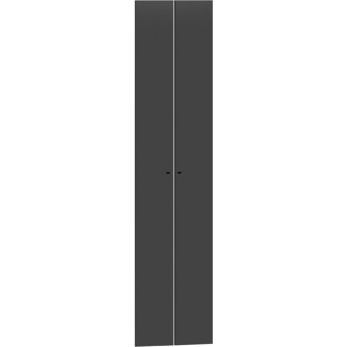 Puerta quevedo blanco de apertura derecha de 125.00 cm 25 Pack 2 puertas abatibles para módulo spaceo home gris 60(2x30cm)x240cm