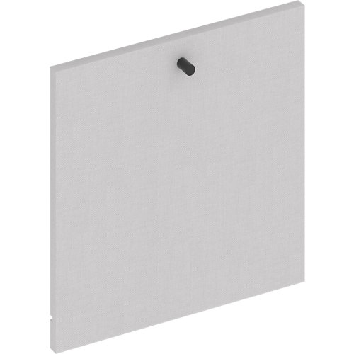 Puerta ciega bari plus blanca 9x72,5 cm d 28 Frente para cajon exterior de módulo de armario spaceo home textil 40x40x1.8cm