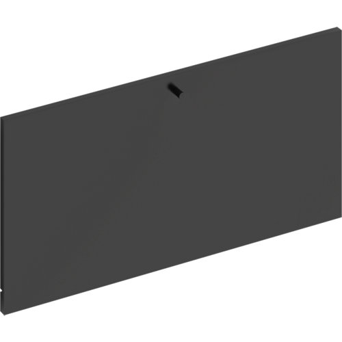 Kit vestidor blanco extensible dress 1 barra, 2 estantes y 1 cesta 240x68x25 cm 23 Frente para cajon exterior de módulo de armario spaceo home gris 80x40x1.8cm