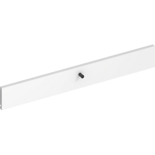 Kit de 3 molduras mdf olmo 90 x 10 mm 24 Frente para cajon exterior de módulo de armario spaceo home blanco 80x10x1.8cm