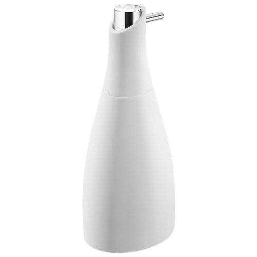 Dispensador de jabón saku blanco de la marca BATH PLUS en acabado de color Blanco fabricado en ABS