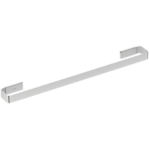 Toallero gris / plata cromado 60x3 cm