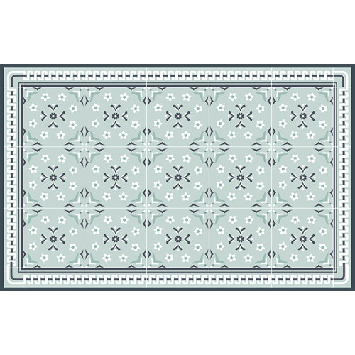 Alfombra gris polipropileno in-out clhoe 20409 160 x 230cm 27 Alfombra azul pvc giana 48 x 75cm