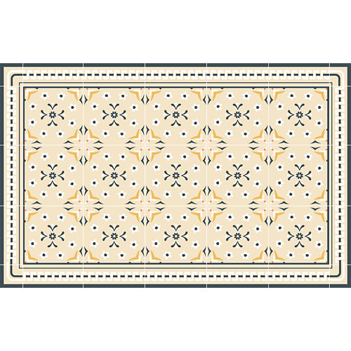 Alfombra amarilla pvc giana post 80 x 150cm 28 Alfombra amarilla pvc giana post 48 x 75cm