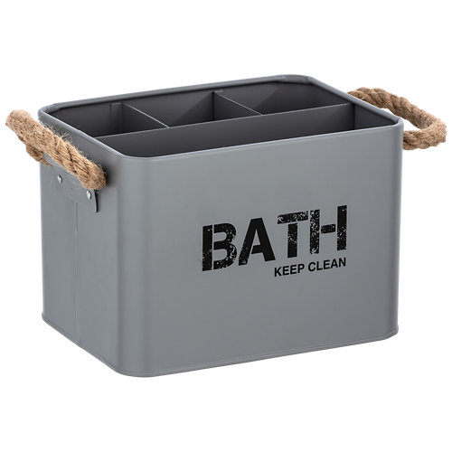 Caja gara gris / plata 19x12.5 cm de la marca Wenko en acabado de color Gris / plata fabricado en Acero