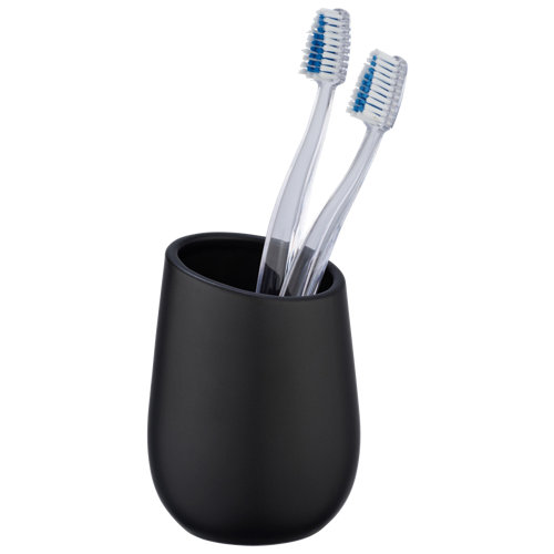 Vaso de baño badi negro satinado de la marca Wenko en acabado de color Negro fabricado en Cerámico