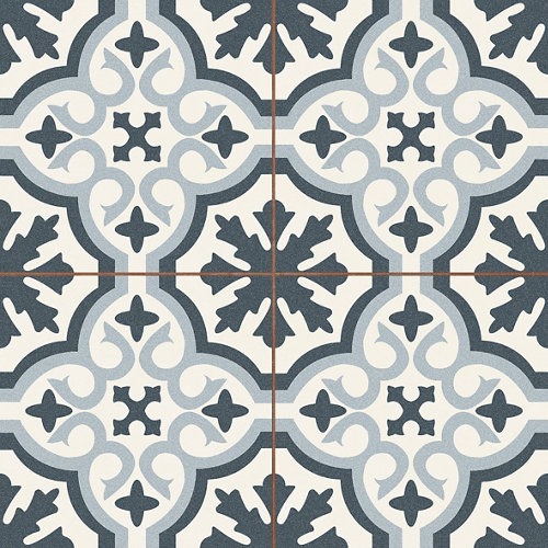 Baldosa de 37x75 cm en color beige 27 Porcelanico berkeley essence sky duomo multicolor 45,2x45,2